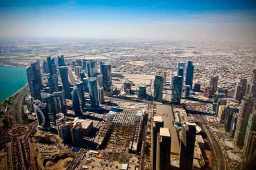 Vue aérienne de Doha, capitale du Qatar © Malexeum / Fotolia